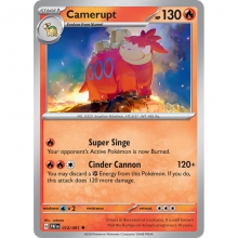 POKEMON DESTINOS DE PALDEA CARTA CAMERUPT POCO COMUN