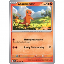 POKEMON DESTINOS DE PALDEA CARTA CHARMANDER COMUN