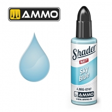 AMMO MIG JIMENEZ AMIG0747 MATT SHADER AZUL CIELO