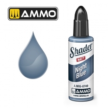 AMMO MIG JIMENEZ AMIG0749 MATT SHADER AZUL NOCHE