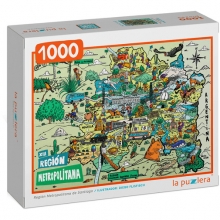 LAPUZZLERA PUZZLE REGION METROPOLITANA DE SANTIAGO 1000 PIEZAS