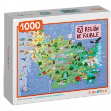 LAPUZZLERA PUZZLE REGION DEL UBLE 1000 PIEZAS