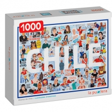 LAPUZZLERA PUZZLE ROSTROS DE CHILE 1000 PIEZAS