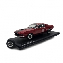 DEVALUADO SOLIDO 1802909 1:18 SHELBY GT500 BURGUNDY RED 1967