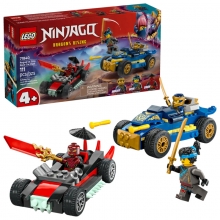 LEGO 71840 NINJAGO DESAFIO A MAXIMA VELOCIDAD ROGUE VS DRIX