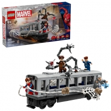 LEGO 76321 MARVEL SPIDERMAN VS DOC OCK ESCENA DEL TREN SUBTERRANEO