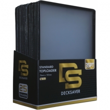 DECKSAVER TL25-002 TOPLOADER NEGRO 25 UNIDADES