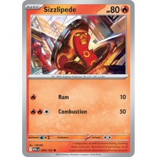 POKEMON MEGA EVOLUTION CARTA SIZZLIPEDE