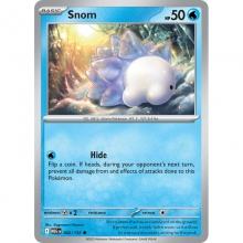 POKEMON MEGA EVOLUTION CARTA SNOM REVERSE HOLO