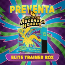 POKEMON TCG MEGA EVOLUTION ASCENDED HEROES ELITE TRAINER BOX ENGLISH PRE VENTA