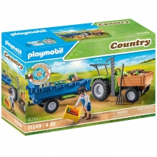 PLAYMOBIL 71249 TRACTOR CON REMOLQUE