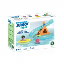PLAYMOBIL 71687 JUNIOR AQUA ISLA DE BA�O CON TOBOGAN