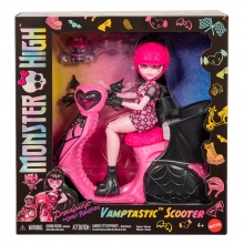 MATTEL JDR61 MONSTER HIGH MUÑECA DRACULAURA CON SCOOTER