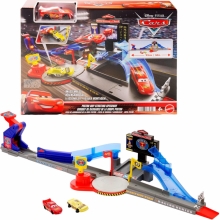 MATTEL JHL42 CARS DE DISNEY Y PIXAR PISTA DE JUGUETE PISTA DE ACROBACIAS DE LA COPA PISTON