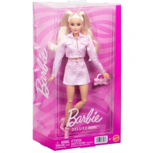 MATTEL JJN69 BARBIE MUNECA DELUXE STYLE MUÑECA CON CHAMARRA ROSA