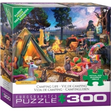 EUROGRAPHICS 8300-6148 THE CAMPING LIFE BY J HAYNIE 300 PIEZAS