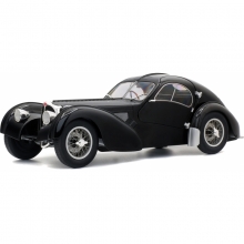 SOLIDO 1802101 1:18 BUGATTI ATLANTIC TYPE 57 SC BLACK 1937
