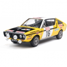 SOLIDO 1803709 1:18 RENAULT 17 PH . 1 YELLOW 23 PRIVE TILBERT RALLYE DU MAROC 1976