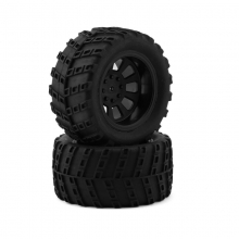 HPI 150612 WHEEL AND TIRE 2PCS PHANTOM XT