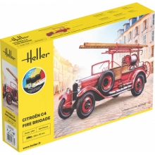 HELLER 56733 1:24 STARTER KIT CITROEN C4 FIRE BRIGADE