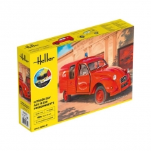 HELLER 58701 1:24 STARTER KIT CITROEN 2CV AZU - B 250 FOURGONNETTE