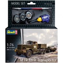 REVELL 63364 MODEL SET M19 TANK TRANSPORTER 1:76