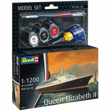 REVELL 65806 MODEL SET QUEEN ELIZABETH II 1:1200