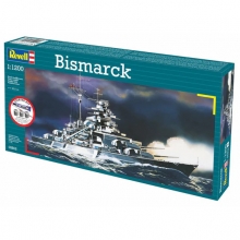 REVELL 75802 STARTER KIT BISMARCK 1:1200