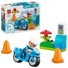 LEGO 10471 DUPLO MOTO DE POLICIA AZUL