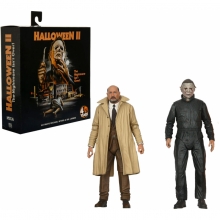 NECA 60671 HALLOWEEEN MICHAEL MYERS Y DR LOOMIS 7 PULGADAS