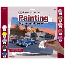 ROYAL PAL28 PAINTING BY NUMBERS SR LG 50S DINER