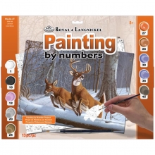 ROYAL PAL34 PAINTING BY NUMBERS SR LG WHITE TAILS