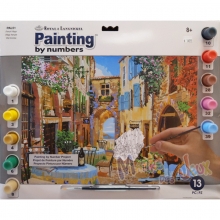 ROYAL PAL51 PAINTING BY NUMBERS SR LG FRENCH VILLAGE