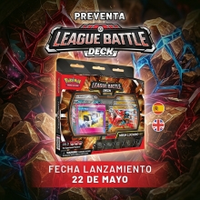 POKEMON 1010360106 LEAGUE BATTLE DECK MEGA LUCARIO EX ESPANOL