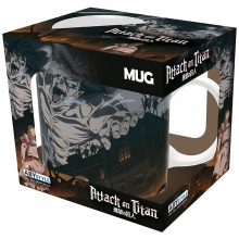 ABYSSE ABYMUGA116 ATTACK ON TITAN MUG 320 ML S4 KEY ART