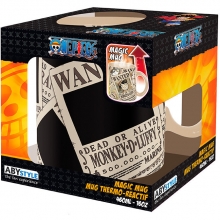 ABYSSE ABYMUGA444 ONE PIECE MUG HEAT CHANGE 460 ML WANTED