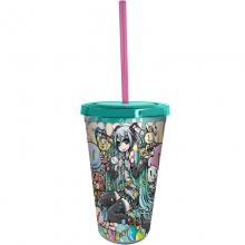 ABYSSE ABYTUM058 HATSUNE MIKU TUMBLER WITH STRAW 470ML MIKU BAND