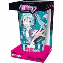 ABYSSE ABYVER291 HATSUNE MIKU LARGE GLASS 400ML MUSICAL CITY