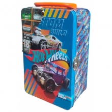 INTK HWCC2-23B CAJA METALICA PORTAUTOS HOTWHEELS DISEÑO B