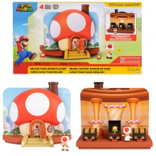 JAKKS NT413674 NINTENDO 2.5 DLX CASA DE TOAD PLAYSET