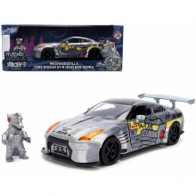 JADA 36285 1:24 HWR 09 NISSAN SKYLINE W / MECHAGODZILLA