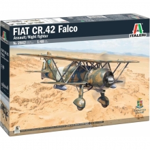 ITALERI 2842 FIAT CR 42 FALCO ASSAULT NIGHT FIGHTER