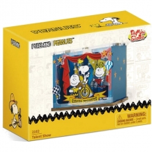 PANTASTIC 2102 SNOOPY HAPPY STAGE WOODEN WOODEN MINI SCENE