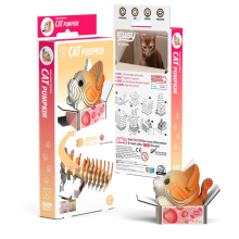 EUGY 105668 CAT PUMPKIN 3D PUZZLE