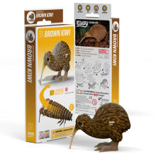 EUGY 105672 BROWN KIWI 3D PUZZLE