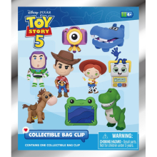MONOGRAM 29715 TOY STORY 5 MOVIE 3D FOAM BAG CLIP SERIES 1