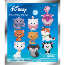 MONOGRAM 85925 DISNEY CATS 3D FOAM BAG CLIP SERIES 69