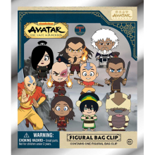MONOGRAM 63450 AVATAR THE LAST AIRBENDER 3D FOAM BAG CLIP SERIES 3