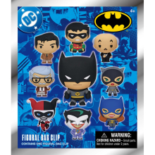 MONOGRAM 45645 BATMAN ANIMATED 3D FOAM BAG CLIP SERIES 1