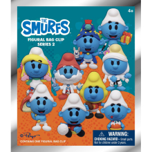 MONOGRAM 70260 SMURFS 3D FOAM BAG CLIP SERIES 2
